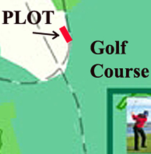 The land is located right on the border with the future Varna golf course
